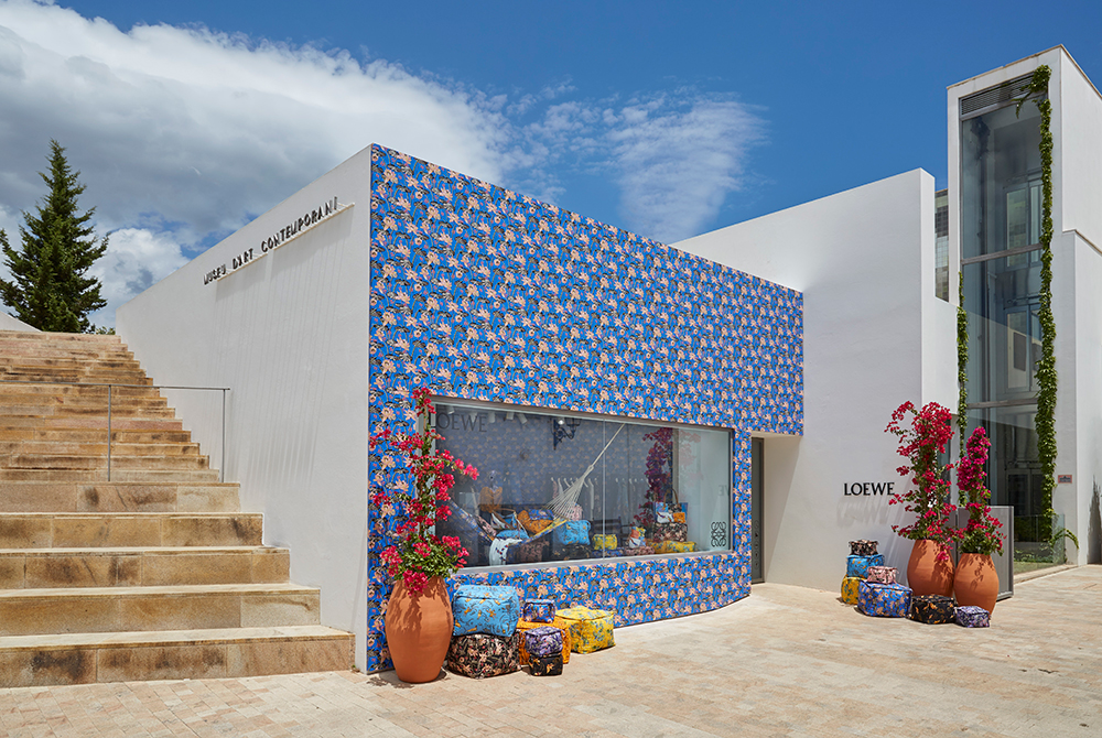 Loewe's pop up in Ibiza